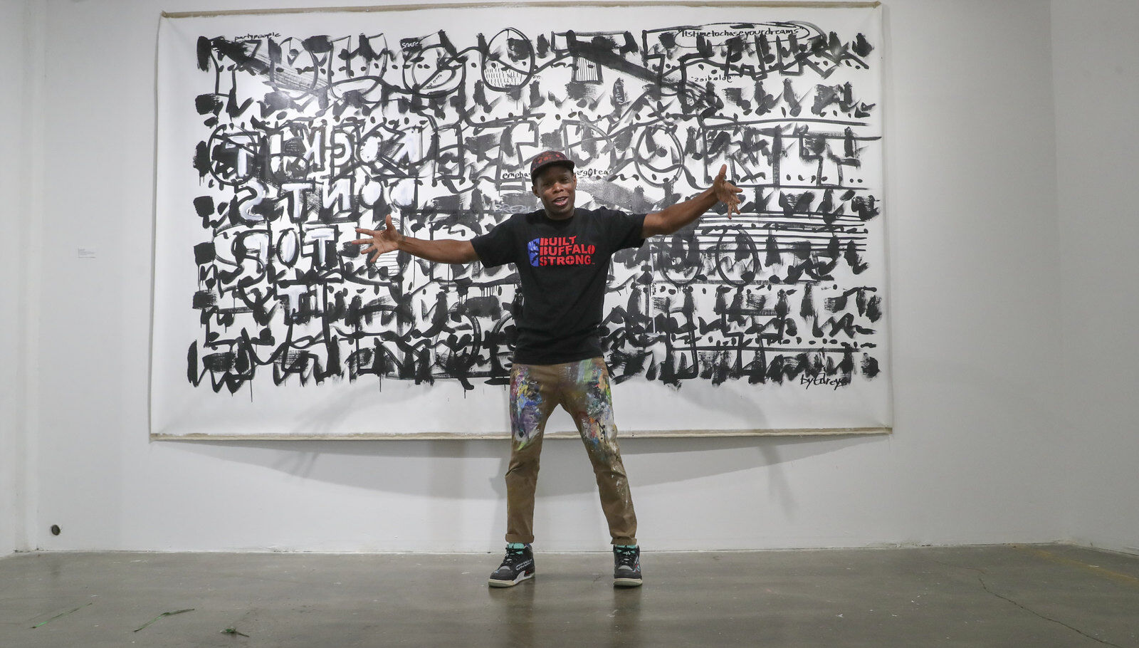 Edreys Wajed One Man art exhibit